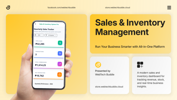 Sales & Inventory Management UI – Frontend Only